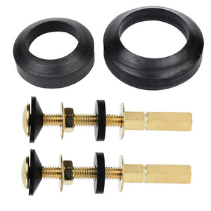 Vis de réservoir de toilette Aojiele avec joints en caoutchouc, boulons de fixation de salle de bain plaqués cuivre de 2 à 3 pouces pour la réparation du réservoir de toilette - Product Image 4