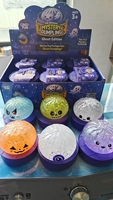 Jouet anti-stress réaliste en forme de boulette vapeur souriante, best-seller d'Halloween, 8,5 cm, fabriqué en Chine