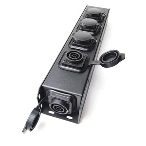 Powercon True1 Power Distribution Box 4-Way 10A <b>Socket</b> with Rack 600W Maximum Power for Stage <b>Lighting</b> and Audio Equipment - Product Image 1