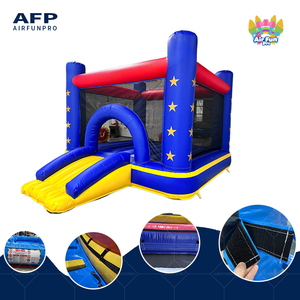 <span class=keywords><strong>Château</strong></span> <span class=keywords><strong>gonflable</strong></span> combiné humide/sec pour fêtes, avec toboggan - Product Image 2