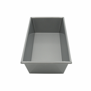 Plaque de cuisson pliée 10 x 5,3 pouces (25 x 13,5 cm) en acier aluminisé antiadhésif pour la cuisson à la maison du pain et des gâteaux - Product Image 3