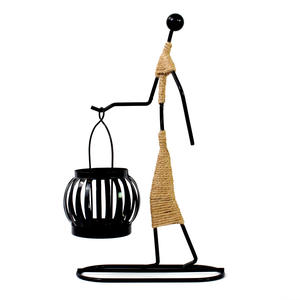 Candelabro de arte del hierro Retro elegante, adorno de mesa de comedor occidental romántico <span class=keywords><strong>para</strong></span> el hogar y el restaurante, decoración navideña <span class=keywords><strong>para</strong></span> el hogar - Product Image 3