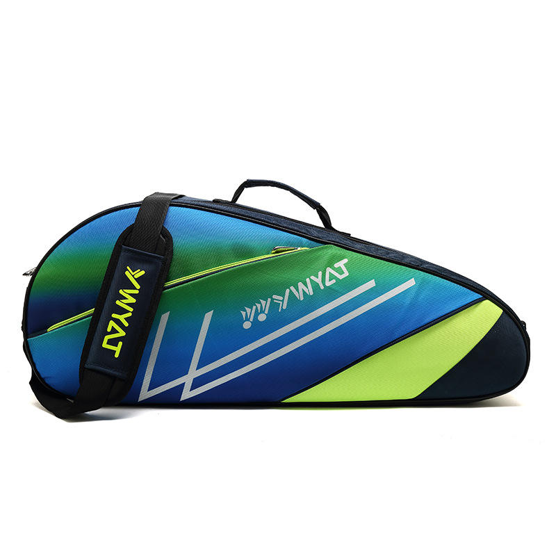 Bolsa de bádminton verde colorida de un solo hombro 866 - Paquete de 3 a 6 unidades