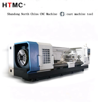 QK1333 Vollautomatische CNC-Flachbett-Drehmaschine für die Ölindustrie mit großem Spindelbohrungsdurchmesser von 610 mm, Schwingüberlauf 610 mm, GSK-Steuerung, Hochleistung, 380V