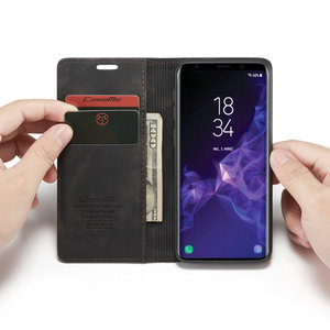 Funda de cuero con tapa para <span class=keywords><strong>Samsung</strong></span> Galaxy S9, funda con ranuras para tarjetas y dinero, para <span class=keywords><strong>Samsung</strong></span> S9 plus, <span class=keywords><strong>precio</strong></span> al por mayor - Product Image 2