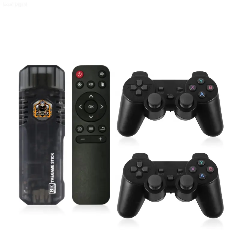 Factory X8 Game Box 4K Game Stick 64GB 10000 Spiele Dual System Gaming TV-Funktion Retro Classic Gaming Console Für PS1/PSP