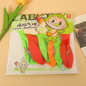 Cartoon Latex <b>Balloons</b> Set With <b>Pump</b> For Birthday Party Decoration Kids Gift Multicolor 6Pcs - Product Image 3