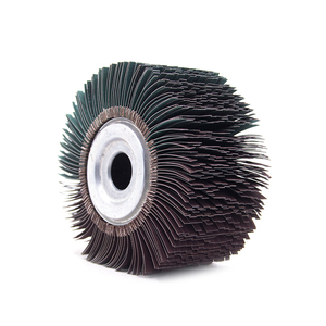 Roue à lamelles abrasive P400 de 150*75mm pour le polissage du bois et du métal - Product Image 2