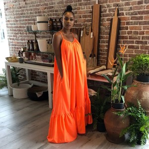 Robes d'été pour <span class=keywords><strong>femme</strong></span> grande taille Robe pour <span class=keywords><strong>femme</strong></span> sans manches Robes longues décontractées pour <span class=keywords><strong>femme</strong></span> - Product Image 3