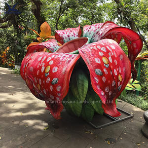 โคมไฟดอกไม้ผ้าไหมกันน้ำแบบ LED ราคาโรงงาน สำหรับทัวร์กลางคืนในสวนพฤกษศาสตร์ - Product Image 6