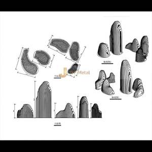 Escultura Cinética de Viento Art Deco de Acero Inoxidable ANW8979, Arte Móvil Personalizado para Jardín y Exteriores, para Decoración - Product Image 3