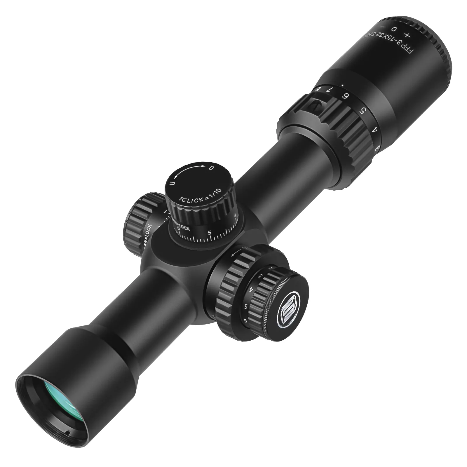 3-15x32 yan odak işıklı İlk odak düzlemi teleskopik Sight FMC OEM optik Sight