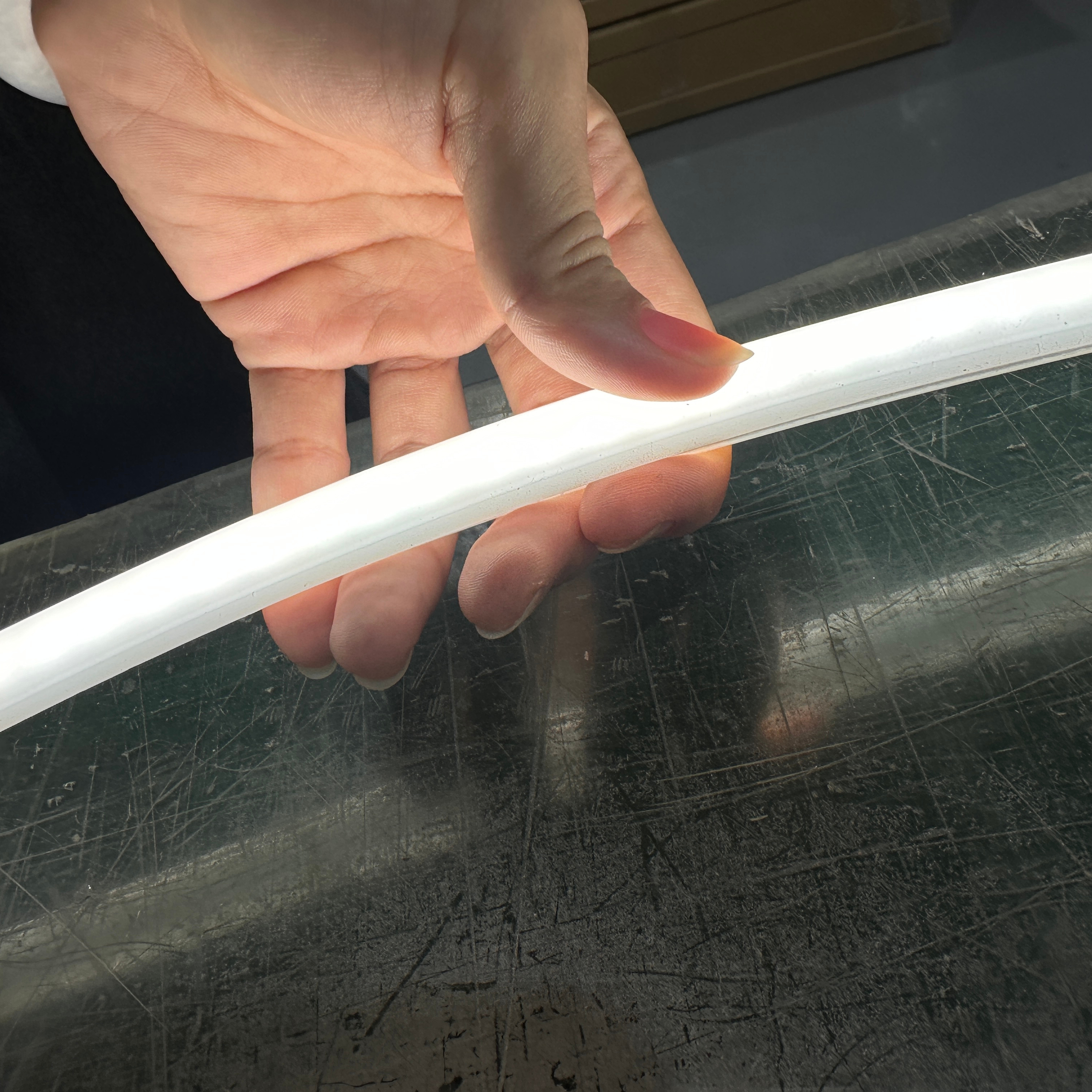 Silicone Casing Monochrome 180 Degrees Luminous LED Lamp with 13mm*13mm Neon Silicone Sleeve Silicon Led Profile