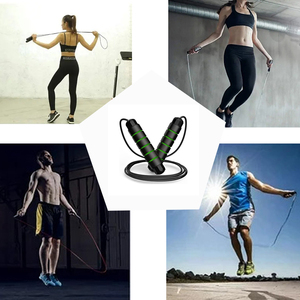 <span class=keywords><strong>Corde</strong></span> à <span class=keywords><strong>sauter</strong></span> réglable de qualité supérieure pour un entraînement complet du corps et la combustion des <span class=keywords><strong>calories</strong></span> - Product Image 3