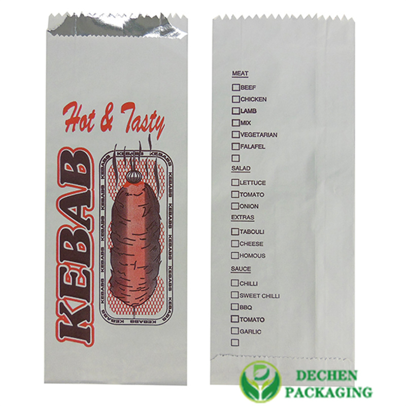 Affordable Wholesale Hot Dog Wrappers Aluminum Bag For Fast Food Take Away
