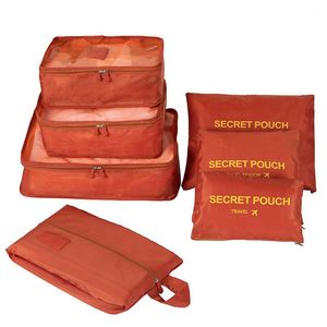 Cubos de Embalaje de Alta Calidad al por Mayor, 7 Piezas, Portátiles, Impermeables, de Gran Capacidad, Multiusos, Bolsas de Almacenamiento de Ropa para Viaje - Product Image 3