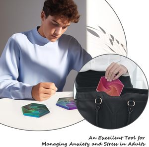 Juguete Antiestrés para Escritorio Impreso en 3D |   Cubo Infinito y Hexágono Fractal para Aliviar el Estrés en Adultos y Niños - Product Image 6