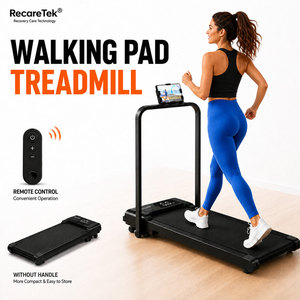 Tapis de course pour usage domestique, capacité 150 kg, avec inclinaison, machine d'exercice aérobie intelligente pour la maison, équipement de fitness personnel - Product Image 1
