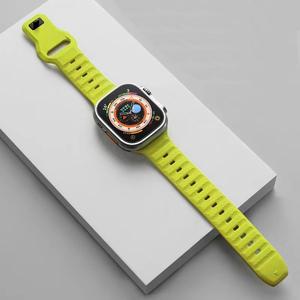 EASILIFE vente en gros en usine montre iwatch de montre de luxe en caoutchouc fluoré FKM bracelet pour <span class=keywords><strong>Apple</strong></span> <span class=keywords><strong>Watch</strong></span> SE Ultra 38mm 42mm - Product Image 3