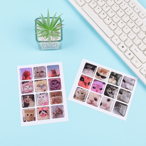 Shanghai Yenuo Irregular Crystal Epoxy Stickers Self Adhesive <b>PVC</b> 3D Transparent Decorative Labels For Jewelry Customizable - Product Image 4