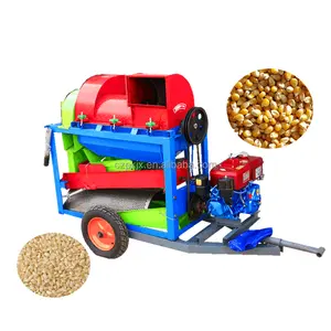 Çok fonksiyonlu tahıl sorgum soya çeltik pirinç buğday harman makinesi mısır daneleme makinesi harman makinesi