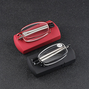 Portable Folding Reading <b>Glasses</b> With Keychain <b>Case</b> Anti Blue Light Presbyopic Eyeglasses Women Men Ultralight Hyperopia Eyewear - Product Image 1