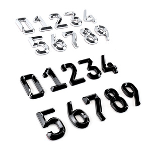 ตัวอักษรโครเมียม 3 มิติ ABS แบบกำหนดสีเองสำหรับป้ายทะเบียนรถยนต์ในอินโดนีเซีย ขายส่ง ขั้นต่ำ 100 ชิ้น - Product Image 5