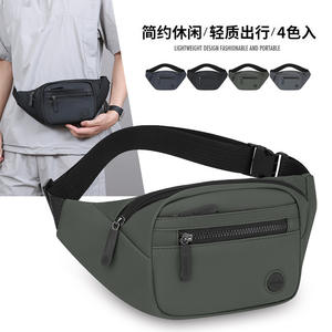 Bolsa de cintura unisex de moda, color verde militar, ligera, multifuncional, para deportes, viajes, uso diario. - Product Image 1