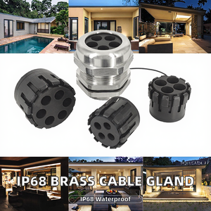 Conectores de Cable de Latón Niquelado de Alta Calidad con Certificación IP68, Tamaños M8 a M63, CE para R&R RMST - Product Image 2