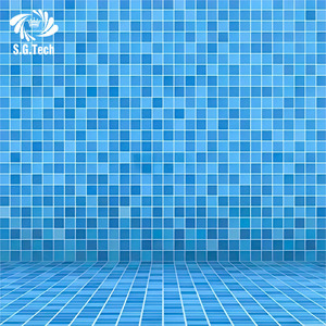 Liner de piscine en PVC personnalisé motif mosaïque bleu, imperméable et antidérapant, <span class=keywords><strong>prix</strong></span> fabricant Water Crown - Product Image 6