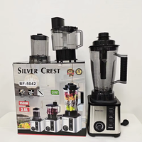 Mixeur Commercial Multifonction 8-en-1 Silver Crest 9500W 3L avec Boîtier en Acier Inoxydable et Moteur Puissant – Tendance 2026