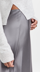 <span class=keywords><strong>Jupe</strong></span> <span class=keywords><strong>longue</strong></span> <span class=keywords><strong>en</strong></span> Satin Simple pour femme, vêtement décontracté de couleur unie, personnalisé - Product Image 6