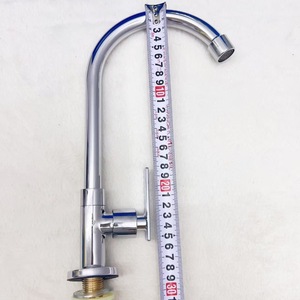 Tenglida <b>Copper</b> Round Vertical Single <b>Handle</b> Kitchen Faucet 360 Degree Rotate Deck Mounted Modern Style - Product Image 3