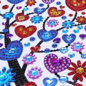 Pintura de diamantes de cristal 5d de Arte de pared de lienzo de árbol de corazón para decoración del hogar - Product Image 5