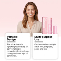 Baume hydratant rose en stick pour le visage, les lèvres et les yeux, soin nourrissant pour peaux sèches et déshydratées
