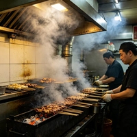 Filtre à air électrostatique ESP pour cuisine de restaurant et barbecue, purificateur d'air, effet de purification de 98% des fumées d'huile