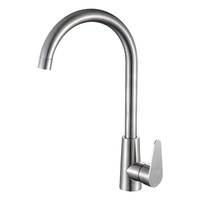 Robinet de cuisine en acier inoxydable 304, eau froide et chaude, à évier unique, rotatif et extractible, style moderne et simple, vente en gros du fabricant de Kaiping