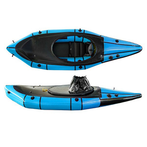 Packraft gonflable léger en TPU auto-vidangeant de la série Whitewater pour la pêche sur les lacs et les rivières - Product Image 1