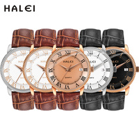 Montre Homme HALEI Neuve Originale à Quartz Étanche 3 ATM en Acier Inoxydable avec Aiguilles Mouvement Japonais Vente en Gros en Dropshipping