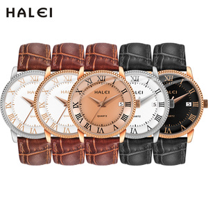 Montre Homme HALEI Neuve Originale à Quartz Étanche 3 ATM en Acier Inoxydable avec Aiguilles Mouvement Japonais Vente en Gros en Dropshipping - Product Image 6