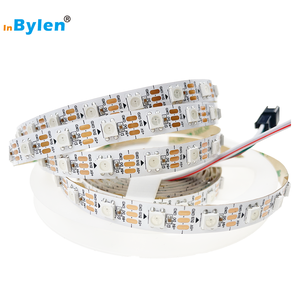 Hot-bán 16.66mm Cắt 5050 xây dựng-in ws2812b LED Strip DC 5V 12W <span class=keywords><strong>RGB</strong></span> 60LED 60pixels địa chỉ IP65 IP67 IP68 LED Strip ánh sáng - Product Image 1