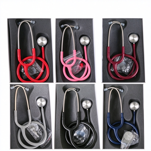 Stéthoscope médical acoustique classique en acier inoxydable, diaphragme thoracique, instrument de diagnostic pour adulte, plusieurs couleurs - Product Image 1