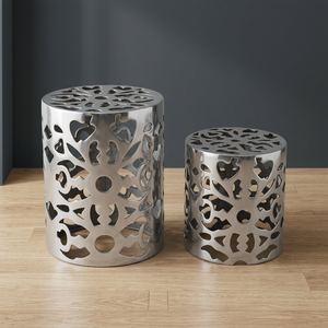 Juego de taburetes de aluminio de 2 piezas - Product Image 3