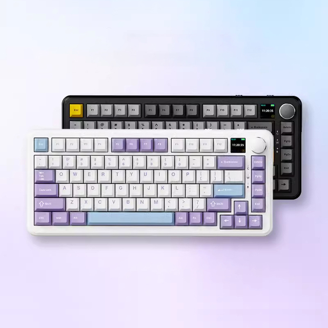 AK820 Max 75% Gasket DIY Hot Swap Gaming BT Wired 2.4G Wireless RGB Mechanical Keyboard