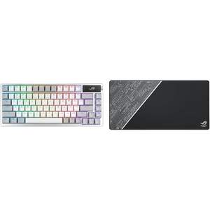 คีย์บอร์ดเกมมิ่งไร้สาย Asus Rog Azoth 75 แบบ 87 ปุ่ม พร้อมไฟ RGB Backlight แบบตั้งโปรแกรมได้สำหรับคอนโซล - Product Image 4