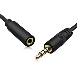 Cable de Extensión Auxiliar Estéreo de 3.5mm y 2.5mm, 3 Polos y 4 Polos, Macho a Hembra, Adaptador de Cable de Audio - Product Image 2