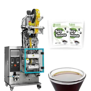 High-precision Liquid Pump Sushi Dipping Sauce Filling Packaging Machine Mustard Soy Sauce Sachet Packing Sealing Machine