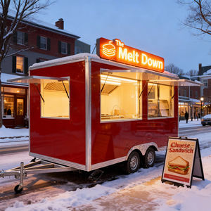 Remolque <span class=keywords><strong>de</strong></span> Comida Callejera, Carrito Móvil para Helados y Queso, Remolque para Postres, Waffles, Crepas, Panqueques, <span class=keywords><strong>Donuts</strong></span>, Compre un Food Truck en Venta - Product Image 1