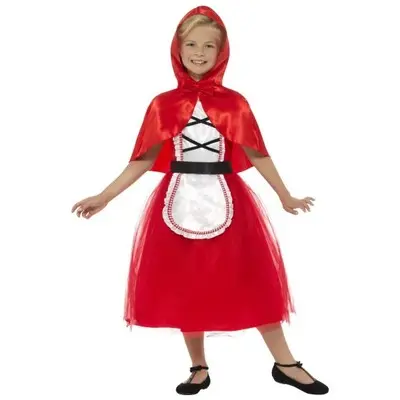 KANEKALON ชุดกระโปรงขี่ดีลักซ์สำหรับเด็ก,ชุดกระโปรงมีฮู้ดสีแดง