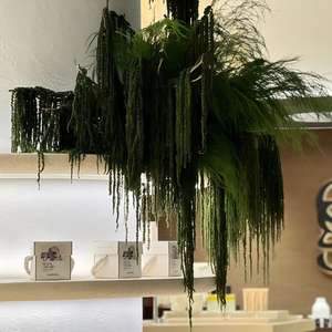 Bouquet de fleurs séchées traditionnelles éternelles, plantes suspendues préservées, installation murale, taille 1M, pour mariage, ouverture de maison, décoration intérieure - Product Image 2